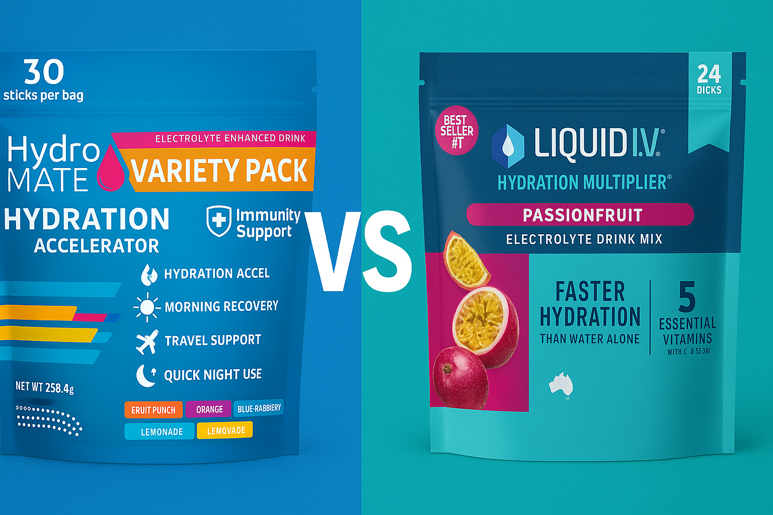 Hydromate vs Liquid I V