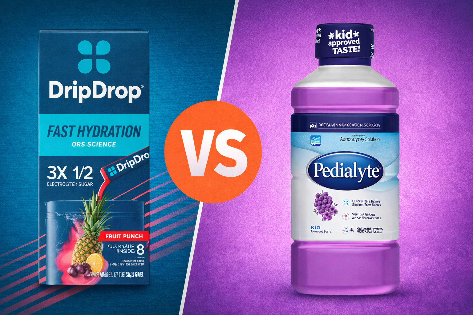 DripDrop vs Pedialyte